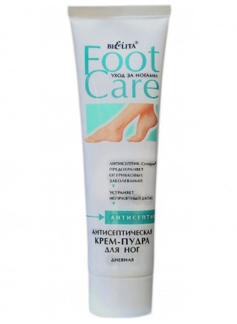 Foot Care крем-пудра антисептическая для ног с эфирным маслом