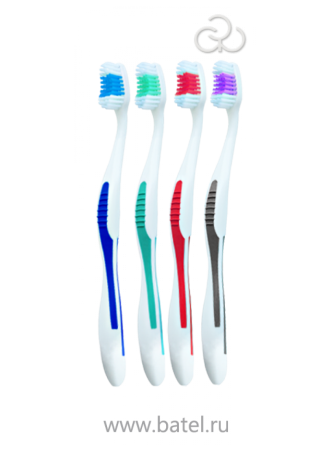 Зубная щетка "Clean-эксперт" Белоснежная улыбка, красная, 1 шт.