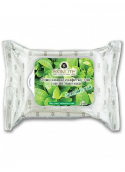 Салфетки очищающие для снятия макияжа "Зеленый чай"