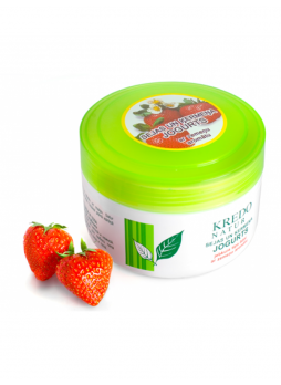 Kredo Natur Йогурт для лица и тела с ароматом клубники