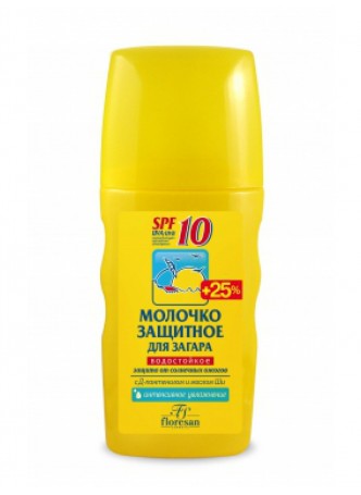 Молочко для загара SPF 10