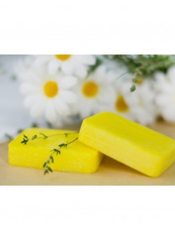 Твердый шампунь-кондиционер 2 в 1 L'Cosmetics "Ромашка укрепление", крафт-бумага