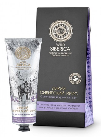 Крем для ног смягчяющий "Сибирский ирис" Wild Siberica