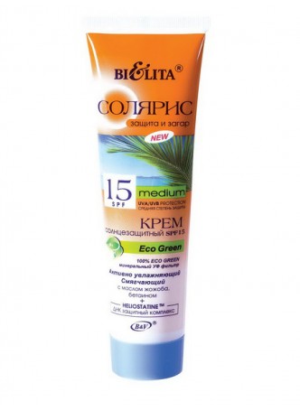 Eco Green крем солнцезащитный SPF 15 "Солярис"