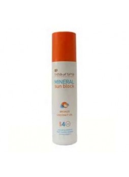 Минеральное кокосовое масло для загара SPF4