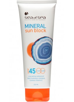 Минеральный защитный крем от солнца SPF45
