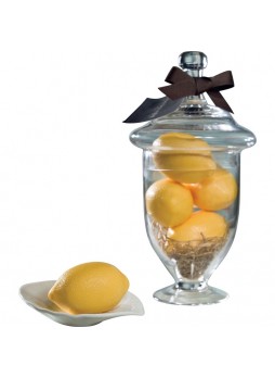 Мыло туалетное в форме лимона в стеклянном флаконе (5 шт.)