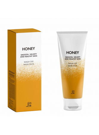 МЕД Маска для лица Honey Smooth Velvety and Healthy Skin Wash Off Mask Pack, 50 мл