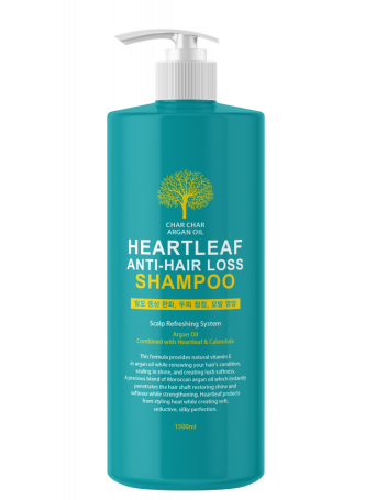Шампунь для волос ПРОТИВ ВЫПАДЕНИЯ Argan Oil Heartleaf Anti-Hair Loss Shampoo, 1500 мл