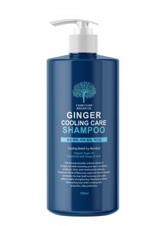 Шампунь для волос УКРЕПЛЕНИЕ / ОХЛАЖДЕНИЕ Argan Oil Ginger Cooling Care Shampoo, 1000 мл