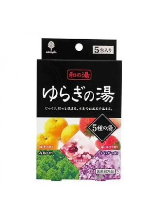 Соль для ванны АССОРТИ Bath Salt Novopin Yuragi noYu, 25 гр* 5 шт