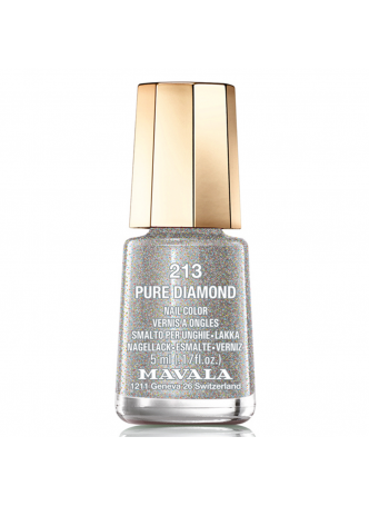 Лак для ногтей тон 213 ЧИСТЫЙ БРИЛЛИАНТ Mavala Pure Diamond, 5 мл