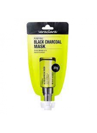 Маска-пленка для лица ДРЕВЕСНЫЙ УГОЛЬ Purifying Black Charcoal Mask, 27 мл