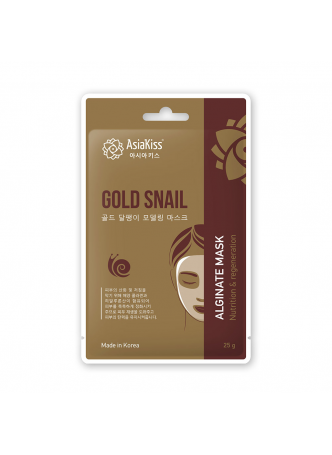 Маска для лица альгинатная МУЦИН УЛИТКИ И ЗОЛОТО Gold Snail Alginate Mask, 25 г