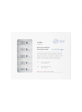 Маска для лица ДВУХЭТАПНАЯ Squalane Ampoule Treatment Mask, 5 шт*2 мл; 5 шт*27 гр.
