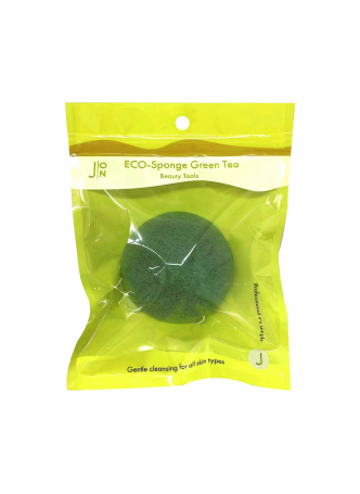 Спонж конняку ЗЕЛЕНЫЙ ЧАЙ ECO-Sponge Green Tea