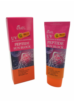 Крем солнцезащитный увлажняющий ПЕПТИДЫ Soothing & Moisture Peptide Sun Block SPF 50/PA+++, 70 мл