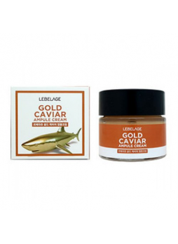 Крем для лица ампульный ЗОЛОТО / ИКРА Ampule Cream Gold Caviar, 70 мл