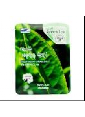 НАБОР Тканевая маска для лица ЗЕЛЕНЫЙ ЧАЙ Fresh Green tea Mask Sheet, 10 шт