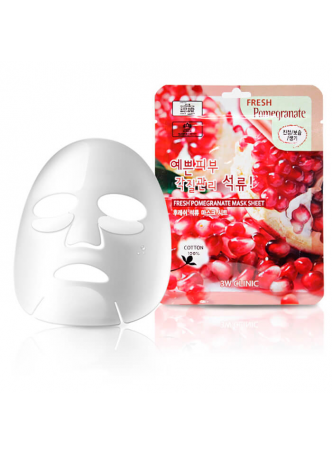 НАБОР Тканевая маска для лица ГРАНАТ Fresh Pomegranate Mask Sheet, 10 шт