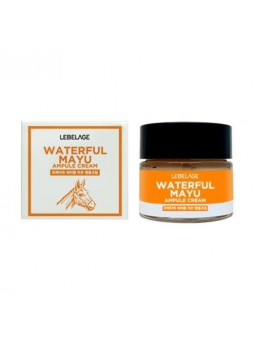 Крем для лица ампульный увлажняющий ЛОШАДИНЫЕ ЛИПИДЫ Ampule Cream Waterful Mayu, 70 мл