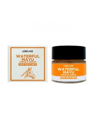 Крем для лица ампульный увлажняющий ЛОШАДИНЫЕ ЛИПИДЫ Ampule Cream Waterful Mayu, 70 мл