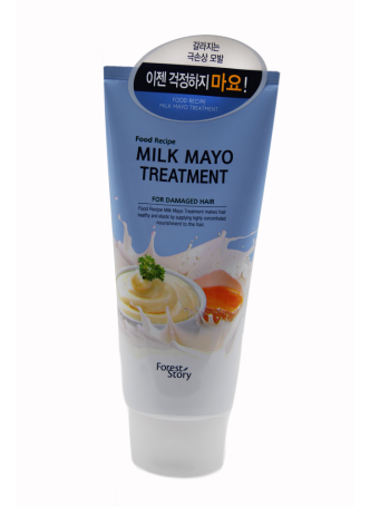 Маска для поврежденных волос протеиновая МАЙОНЕЗ Food Recipe Milk Mayo Treatment, 300 мл