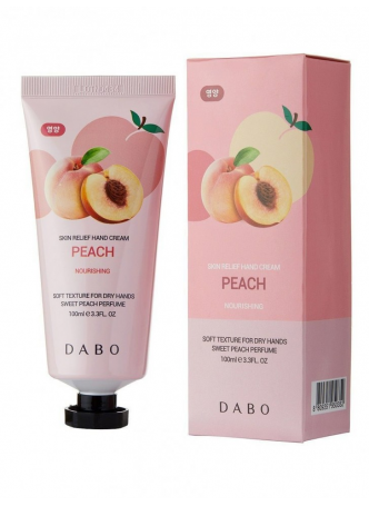 Крем для рук ПЕРСИК Dabo Skin Relief Hand Cream Peach, 100 мл