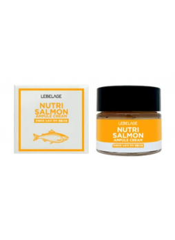 Крем для лица ампульный питательный МАСЛО ЛОСОСЯ Ampule Cream Nutri Salmon, 70 мл