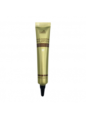 Сыворотка для волос ночная ВОССТАНОВЛЕНИЕ La'dor Snail Sleeping Hair Ampoule, 20 мл