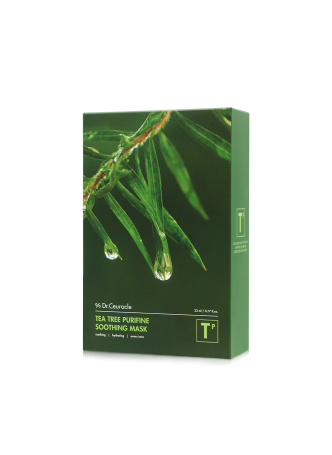 НАБОР Маска для лица тканевая УСПОКАИВАЮЩАЯ Tea Tree Purifine, 10 шт. х 23 мл