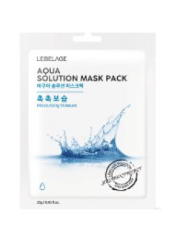 Маска для лица тканевая МОРСКАЯ ВОДА Aqua Solution Mask Pack, 25 г