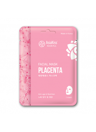 Маска для лица тканевая ЭКСТРАКТ ПЛАЦЕНТЫ Placental Essence Facial Mask, 25 г