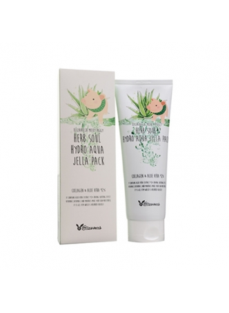 Маска для лица УВЛАЖНЕНИЕ/АЛОЭ Milky Piggy Herb Soul Hydro Aqua Jella Pack, 250 мл