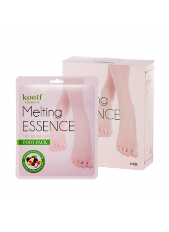 НАБОР Маска-носочки для ног СМЯГЧАЮЩАЯ Melting Essence Foot Pack, 10 шт