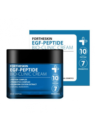 Крем для лица антивозрастной ПЕПТИДЫ и ПРОБИОТИКИ Fortheskin EGF Peptide Bio-Clinic Cream, 60 мл
