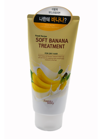 Маска для сухих волос БАНАН Food Recipe Soft Banana Treatment, 300 мл