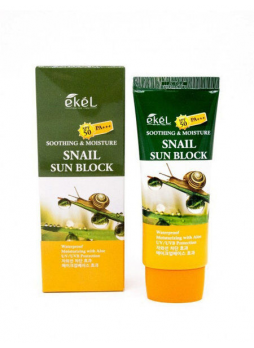 Крем солнцезащитный увлажняющий МУЦИН УЛИТКИ Soothing & Moisture Snail Sun Block, 70 мл.