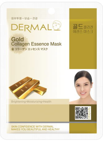 Маска для лица тканевая КОЛЛАГЕН и КОЛЛОИДНОЕ ЗОЛОТО Gold Collagen Essence Mask Moisturizing, 23 мл