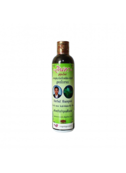 Растительный шампунь Jinda Herbal Shampoo Fresh mee leaf + Butterfly Pea, 250 мл