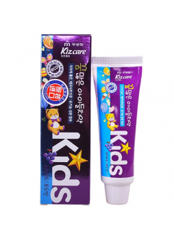 Зубная паста для ДЕТЕЙ с 2 лет ВИНОГРАДНЫЙ ВКУС Kizcare Kids, 75гр