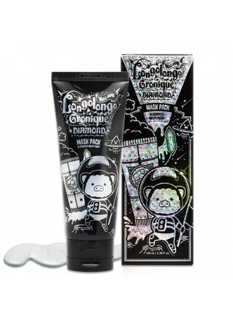 Маска-пленка для лица БРИЛЛИАНТОВАЯ Hell-pore longolongo gronique diamond mask pack, 100 мл