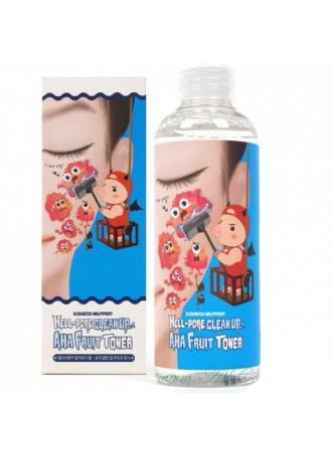 Тонер-пилинг ФРУКТОВЫЕ КИСЛОТЫ Hell-Pore Clean Up Aha Fruit Toner, 200 мл