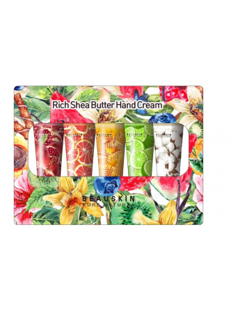 Набор кремов для рук МАСЛО ШИ Rich Shea Butter Hand Cream Set, 50 мл * 5 шт