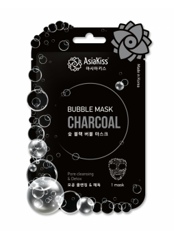 Маска для лица пузырьковая ЭКСТРАКТ ДРЕВЕСНОГО УГЛЯ Charcoal Bubble Mask, 20 г
