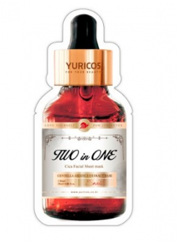 Маска для лица 2в1 CICA&УЛИТКА, 25 мл