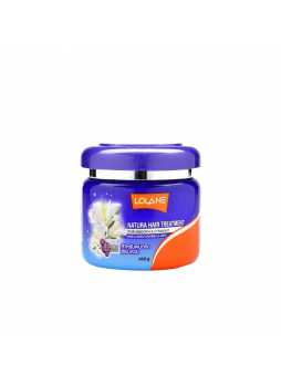 Маска для гладких и прямых волос с экстрактом белой лилии Lolane White Lily Extract+Soi Bean+Biotin, 100 мл