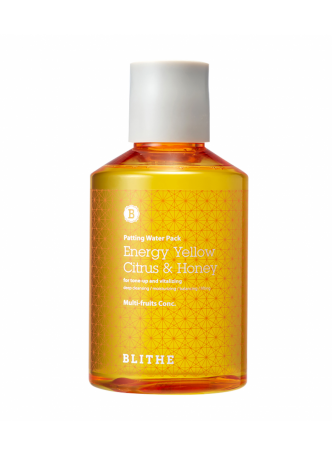 Сплэш-маска для лица сияние ЭНЕРГИЯ ЦИТРУС И МЕД Patting Splash Mask Yellow, 150 мл